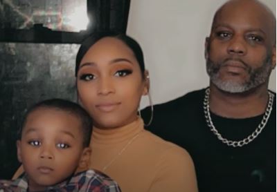Joe Barker's son DMX with his fiance Desiree Lindstrom and their son Exodus